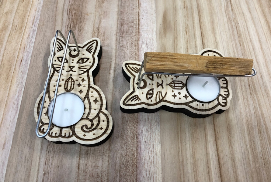 Quemador Palo Santo Gato